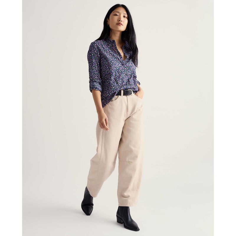 Seasalt Cornwall Larissa Shirt - Flax Flower Bright Orchid image number 2